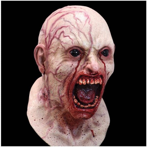 infected zombie latex mask