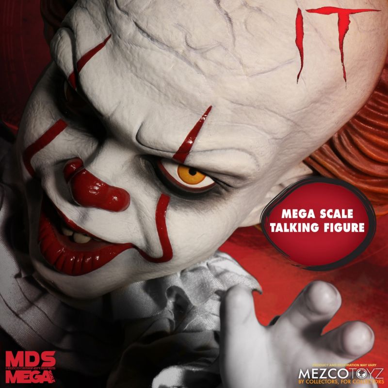 Mezco Talking Pennywise Mega Scale Figure (IMPERFECT)