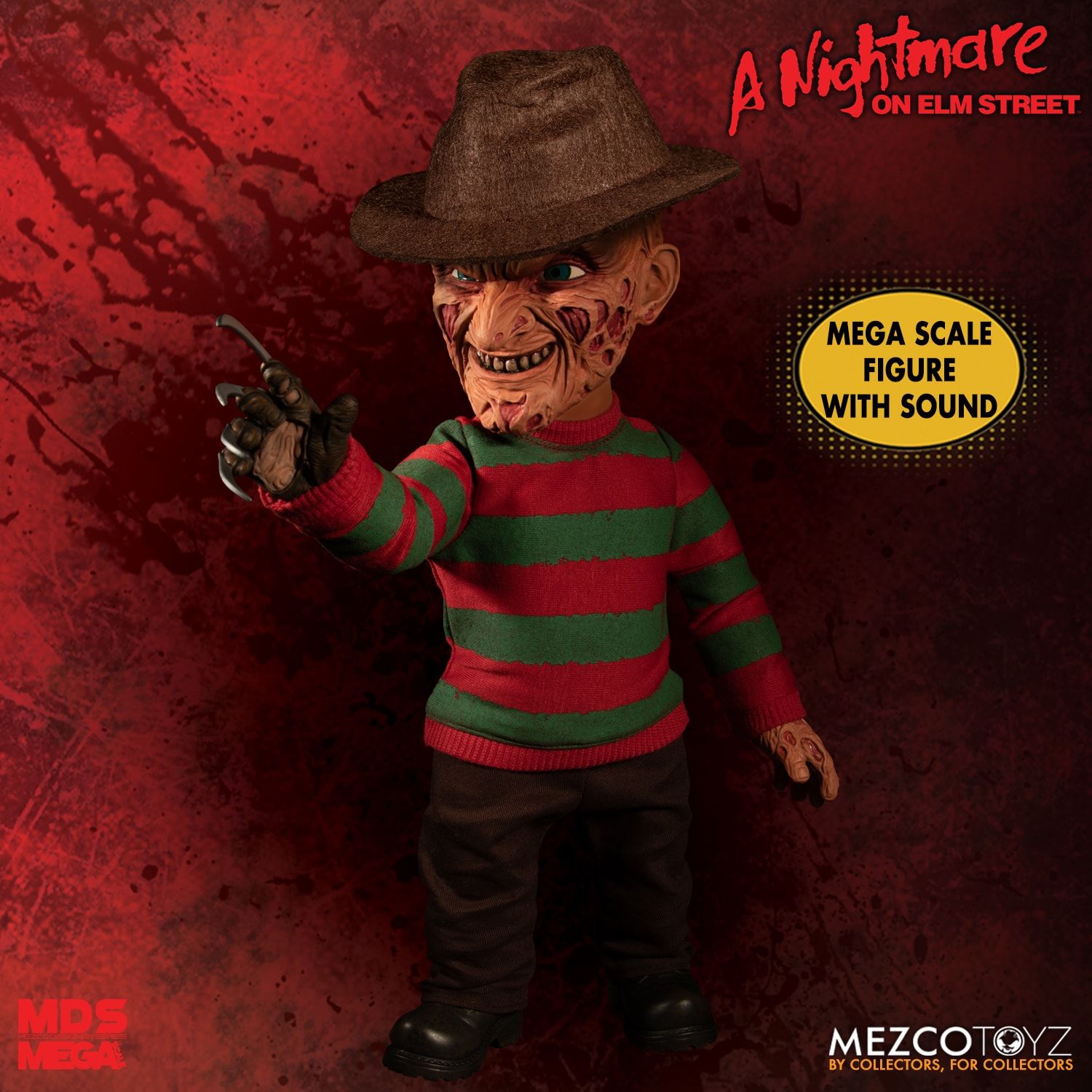 Mezco Mega Scale Talking Freddy Krueger