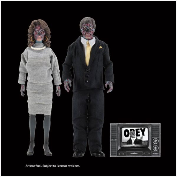Neca They Live 8" Clothed Figures - 2 Pack-0
