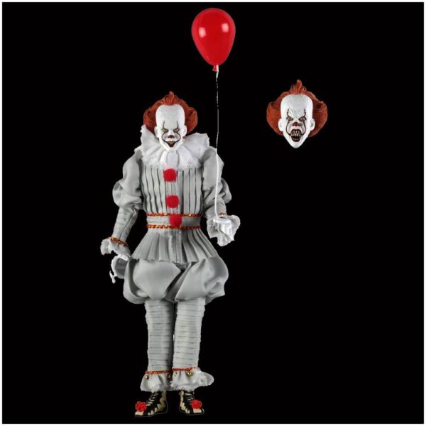 Neca IT 8" Clothed 2017 Pennywise Figure-0