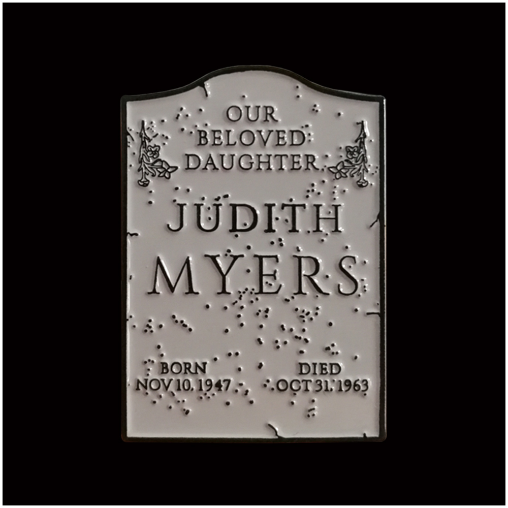 Halloween 1978 - Judith Myers Tombstone Enamel Pin
