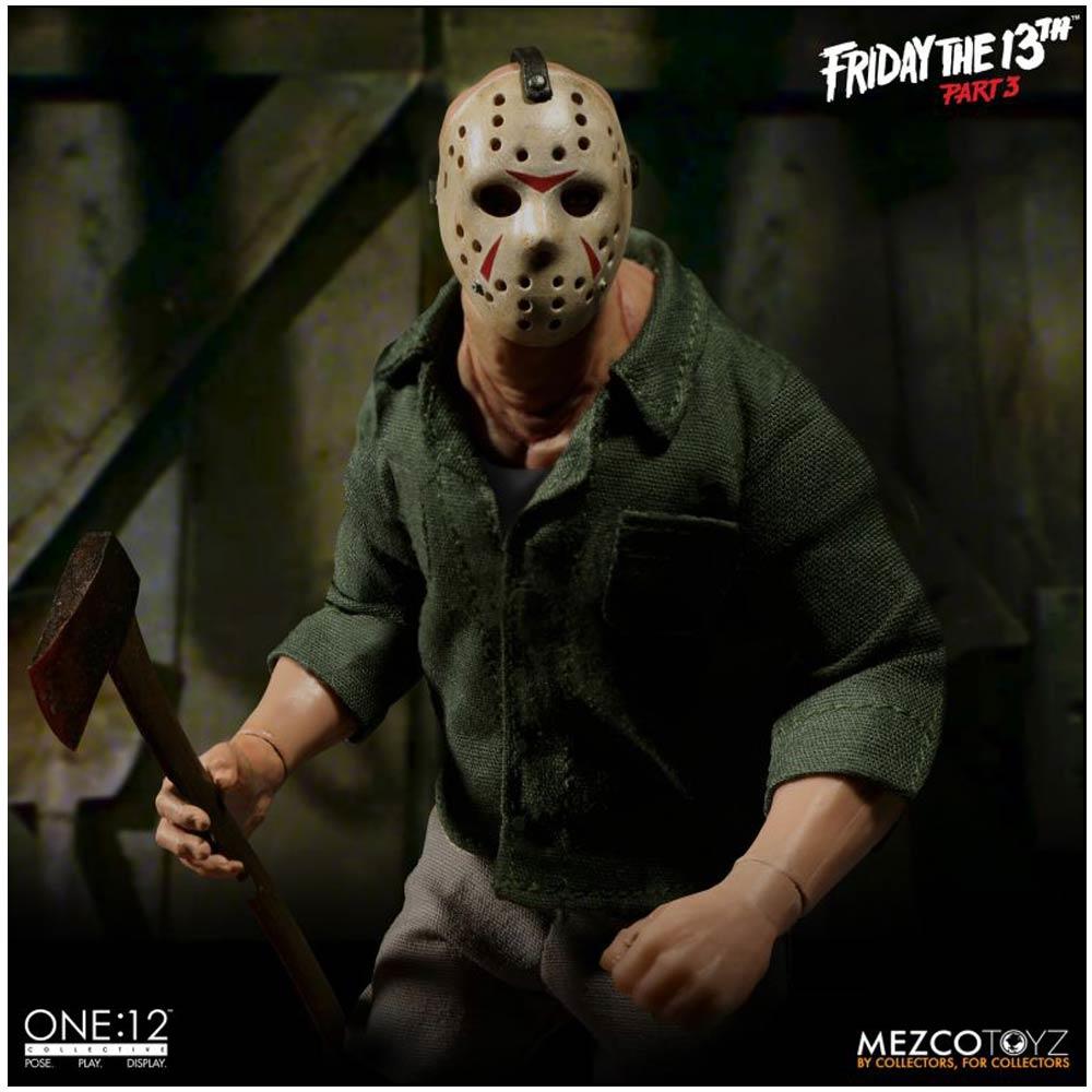 MEZCO One:12 Collective Friday the 13th Part 3  Jason Voorhees Figure