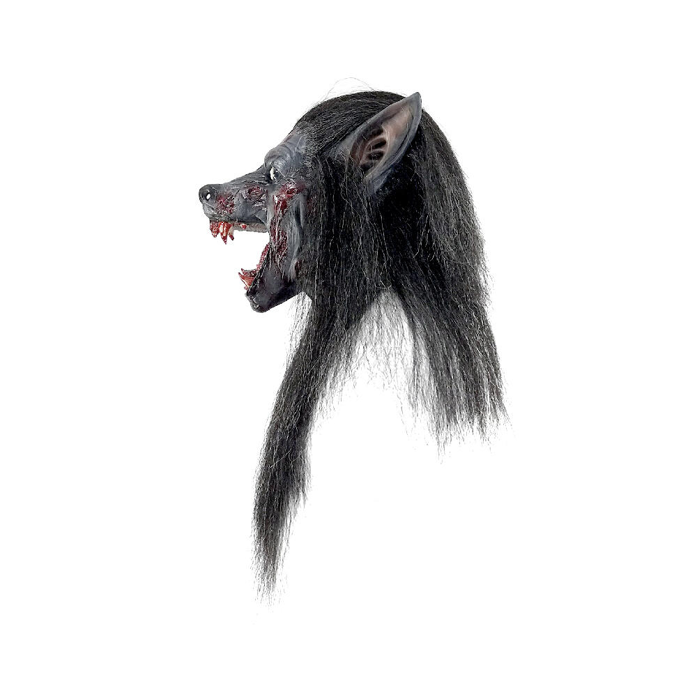 Deluxe Black Werewolf Mask