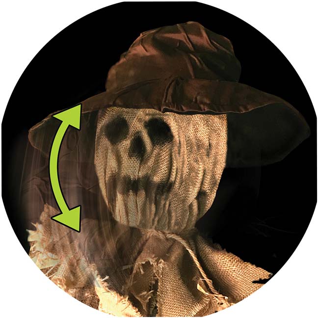 Animated Hanging Surprise Scarecrow