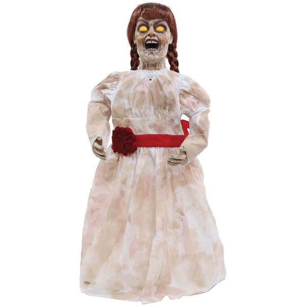 grim girl halloween doll decoraton