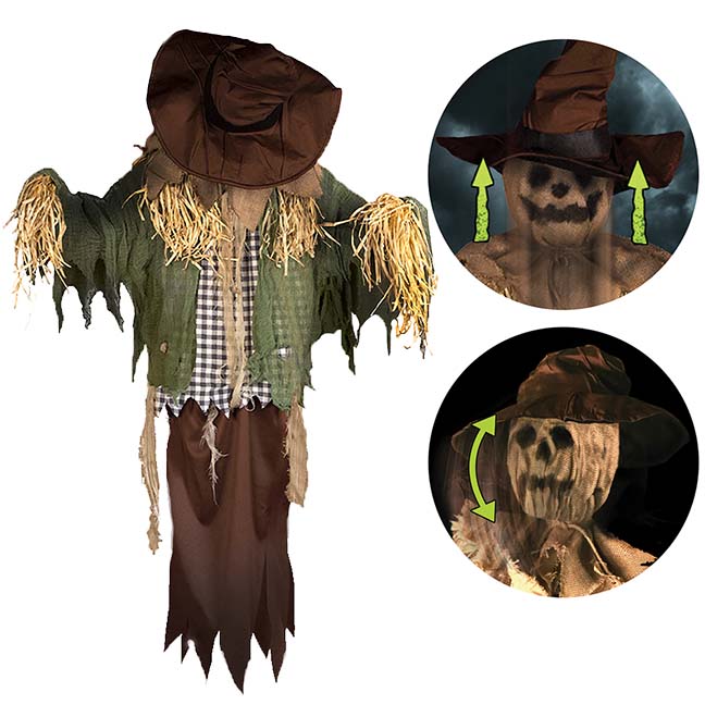 Animated Hanging Surprise Scarecrow