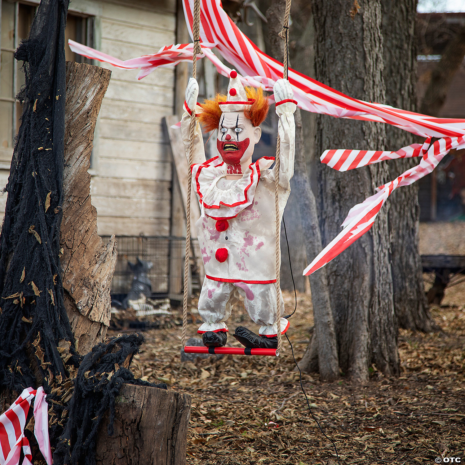 Swinging Clown Doll Animated Prop