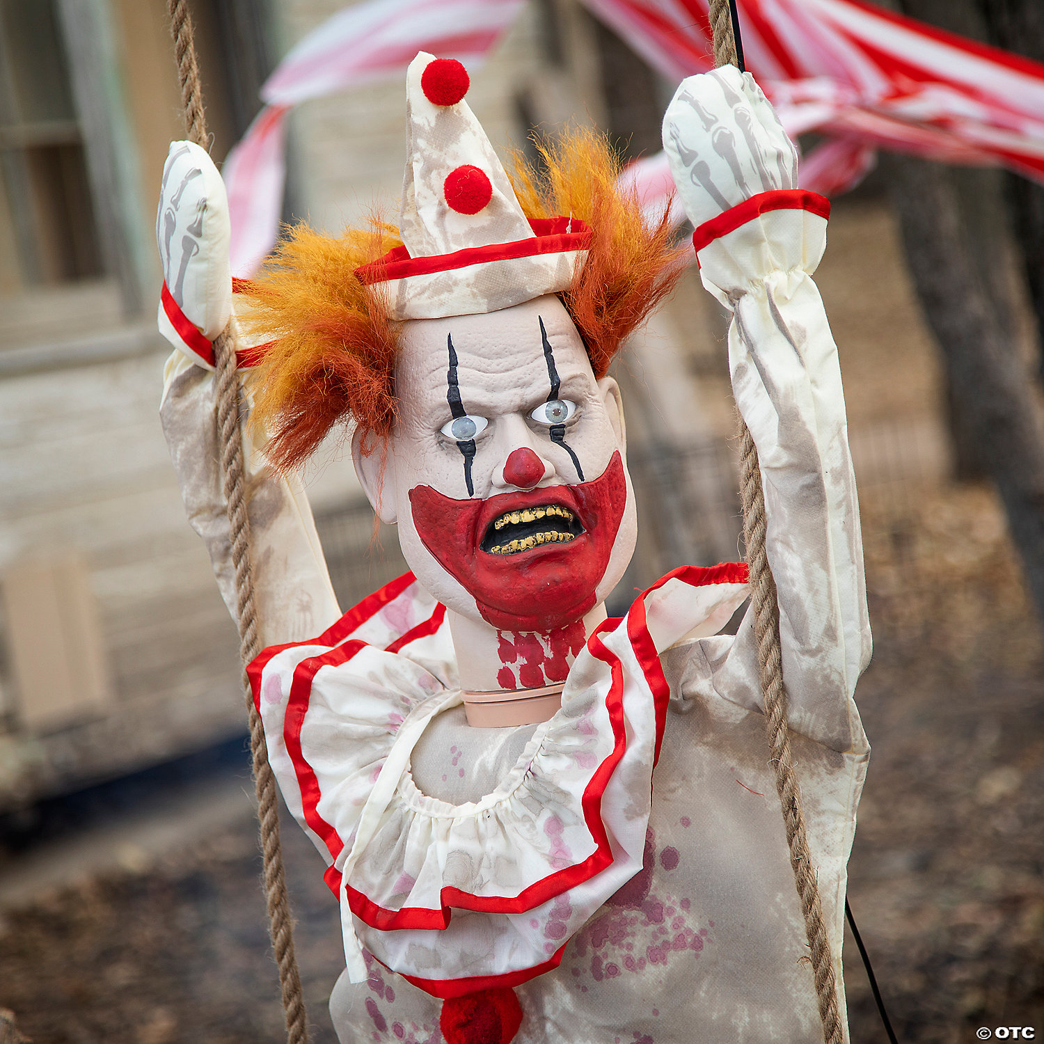 Swinging Clown Doll Animated Prop