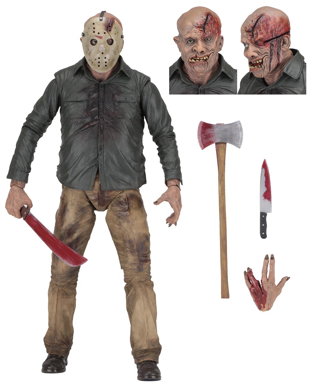 NECA Freitag der 13. Teil 4 - 1/4 Scale Jason Voorhees Actionfigur