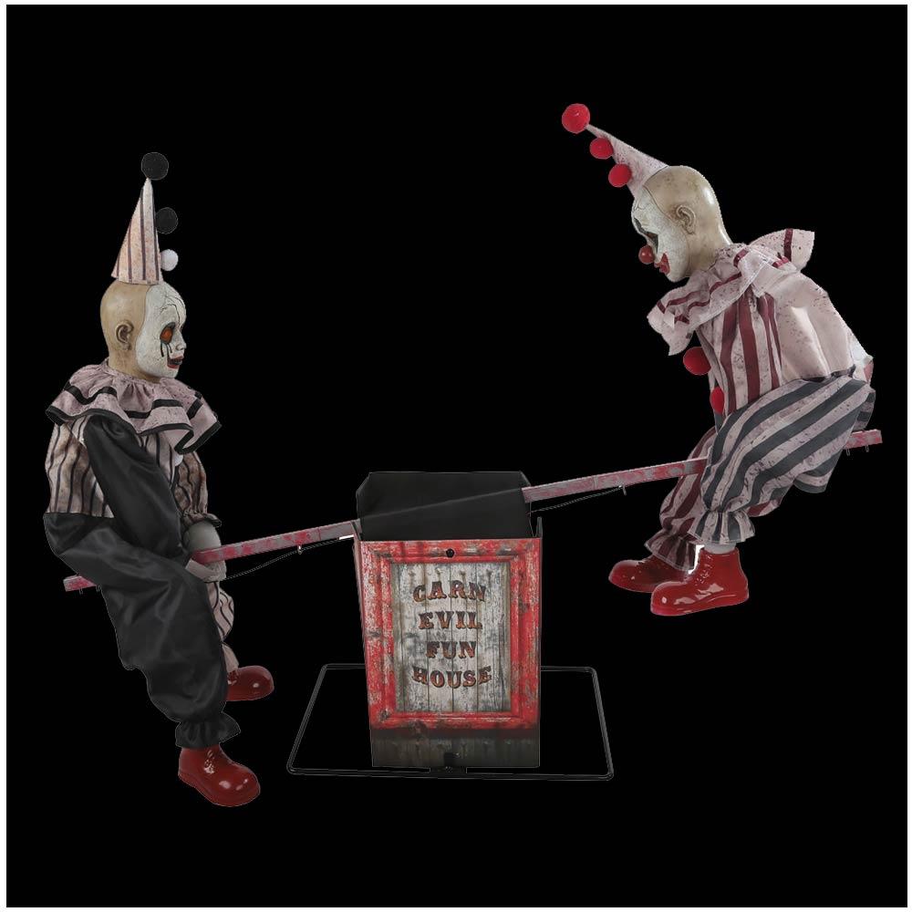 See Saw Clowns Animated Prop