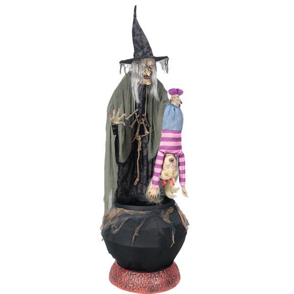 stew brew witch animated halloween prop