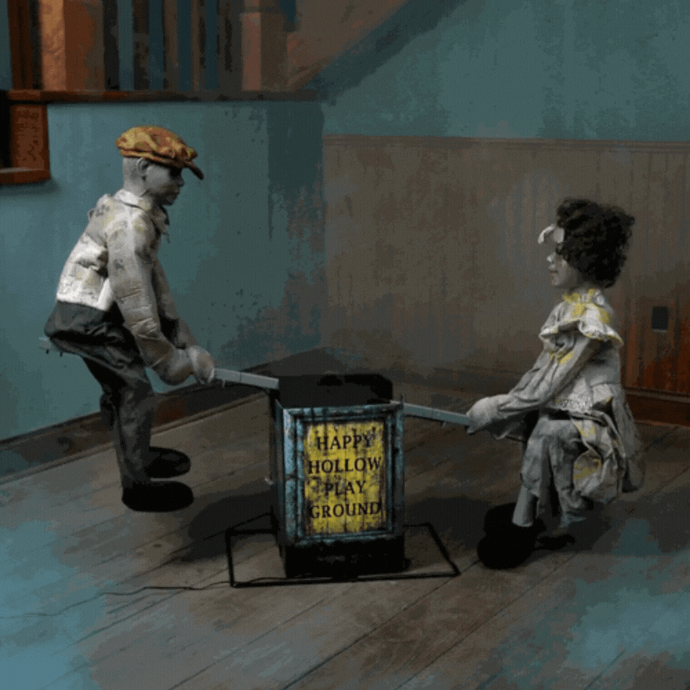 See Saw Dolls Animated Prop