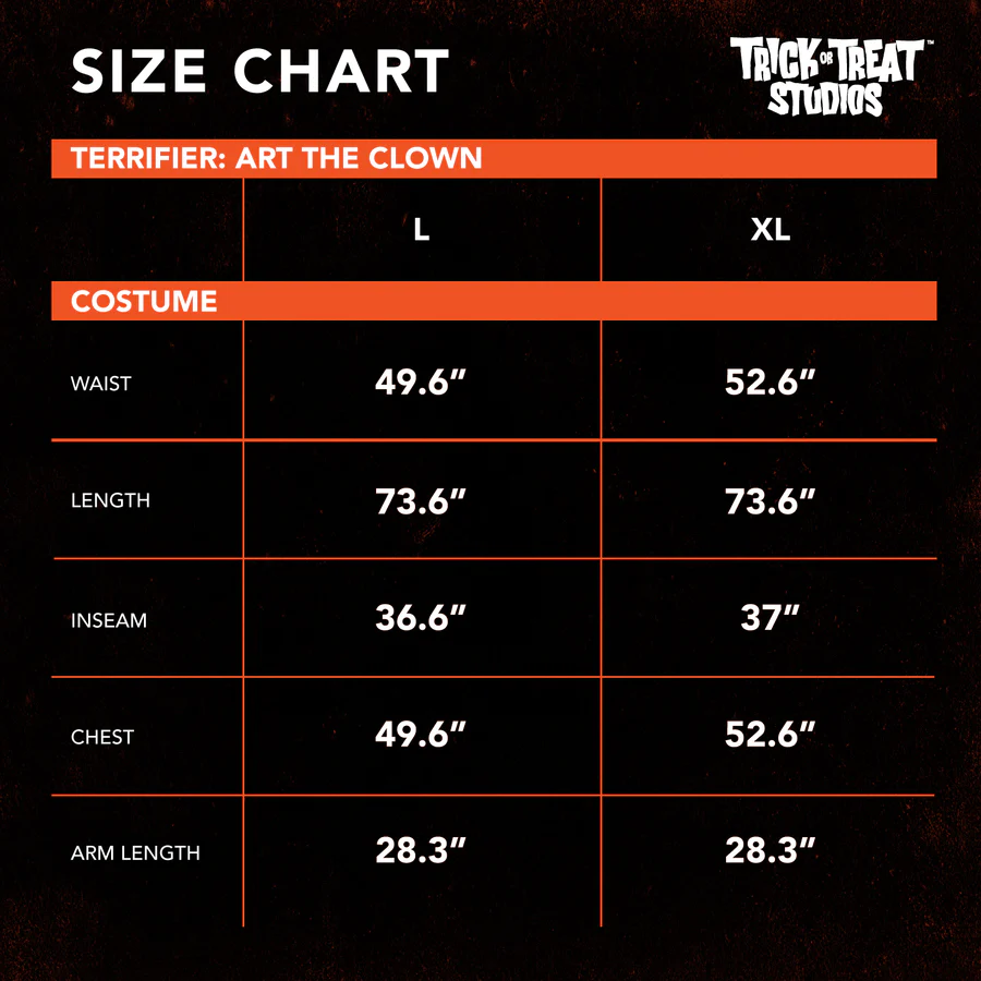 Terrifier Art the Clown Costume