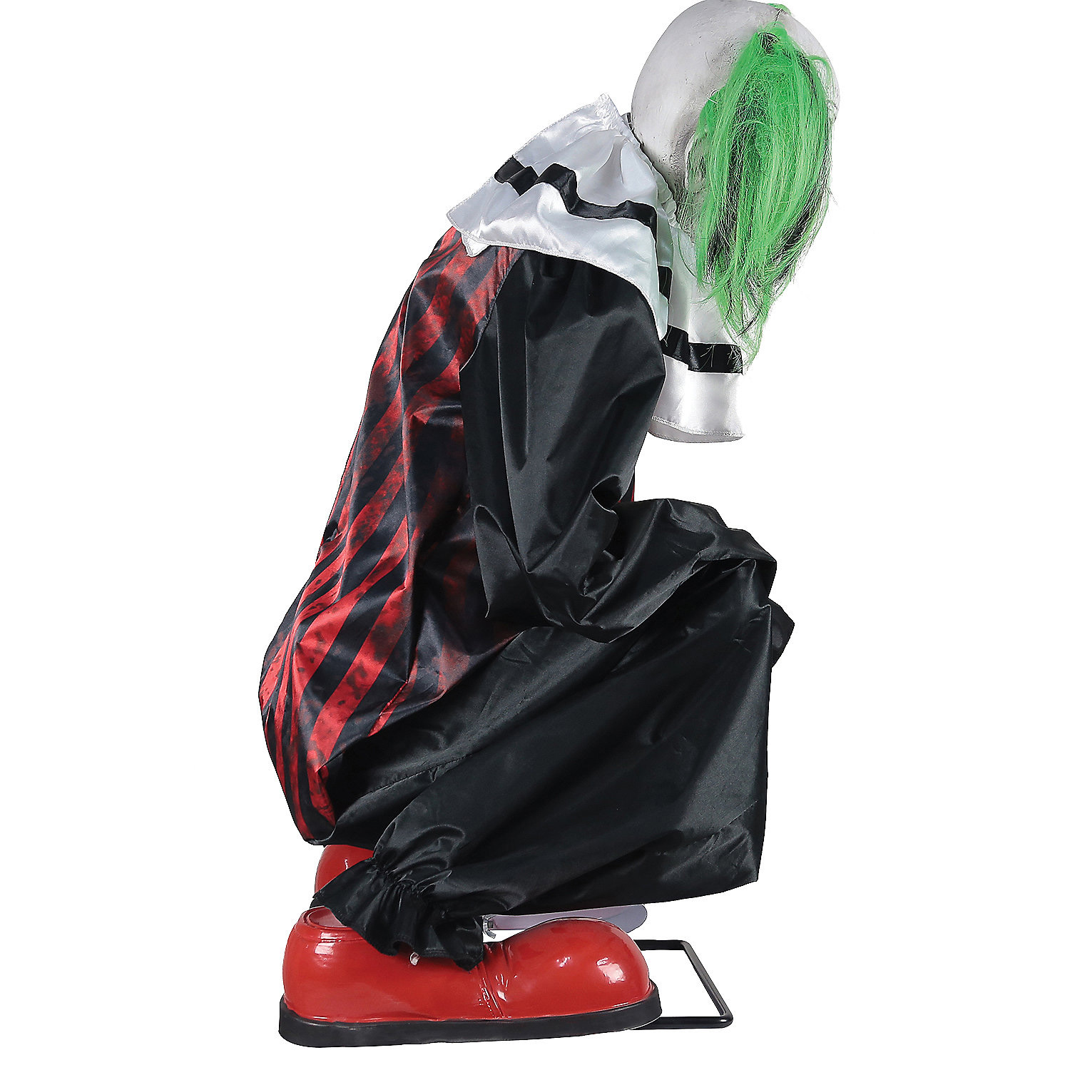 Red Crouching Clown Animated Prop