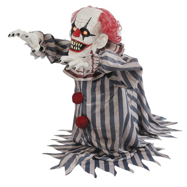 halloween animatronic decoration jumping clown