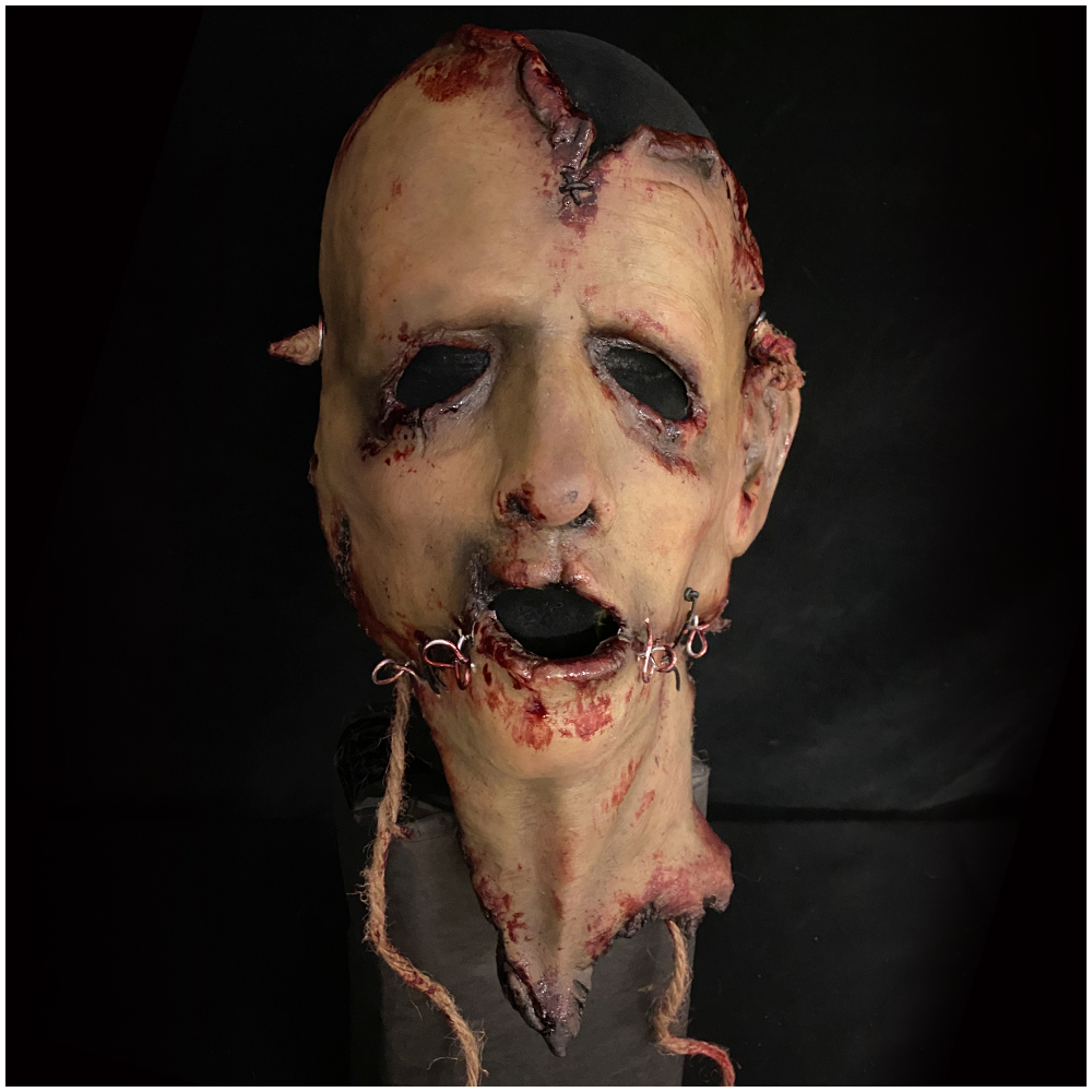 Mutilated Skin Latex Mask