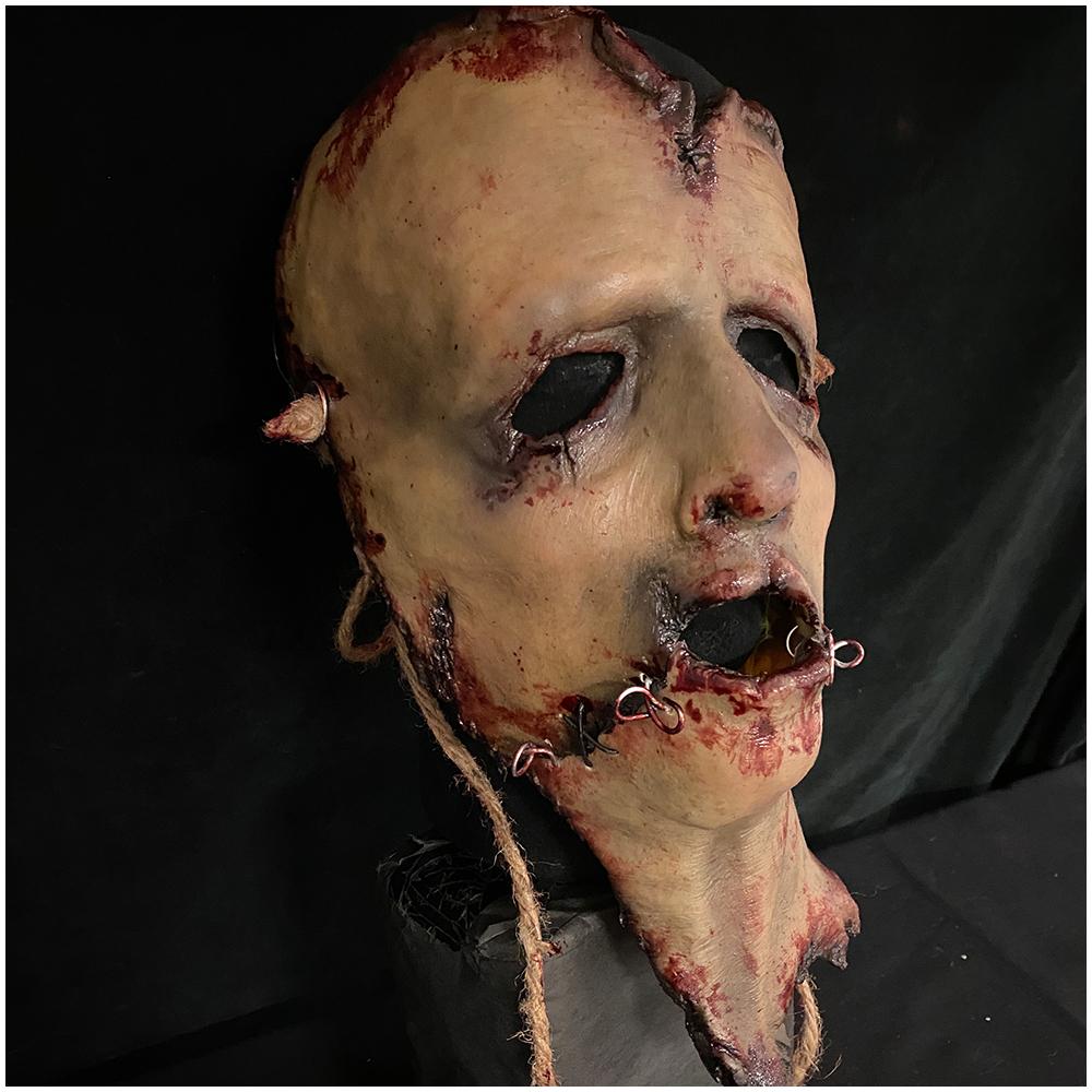 Mutilated Skin Latex Mask