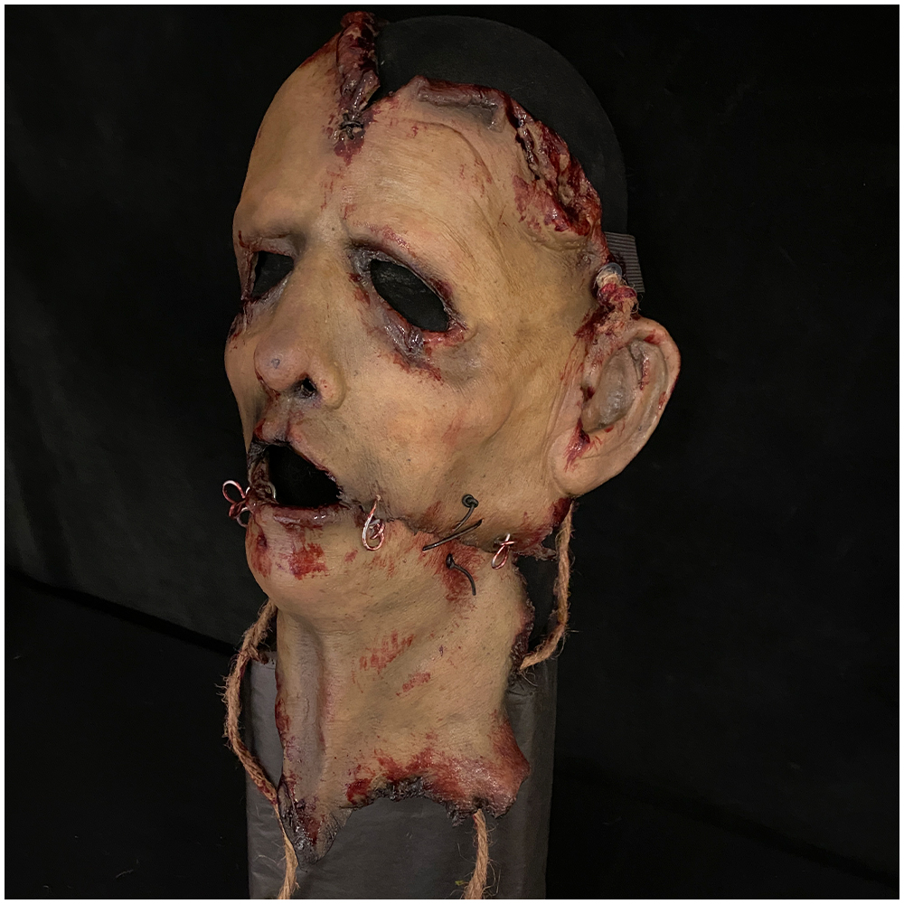 Mutilated Skin Latex Mask