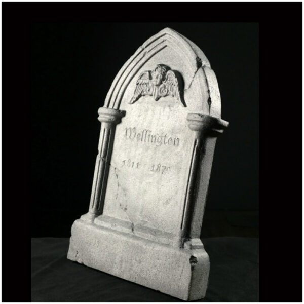 Tipping Tombstone Animated Prop