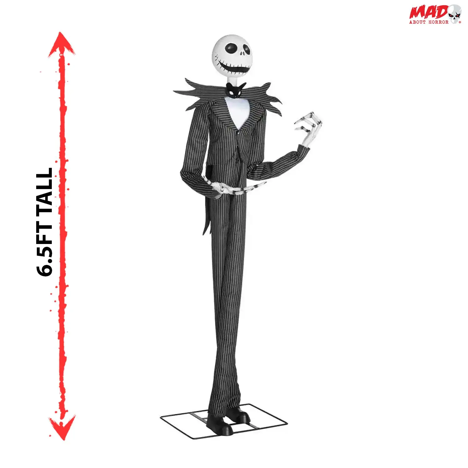 6.5ft Nightmare Before Christmas Jack Skellington Animatronic