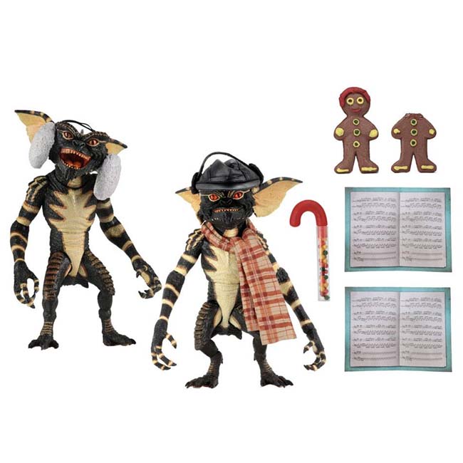 NECA Gremlin 7' Christmas Carol Winter Scene Twin Pack (Set 2)