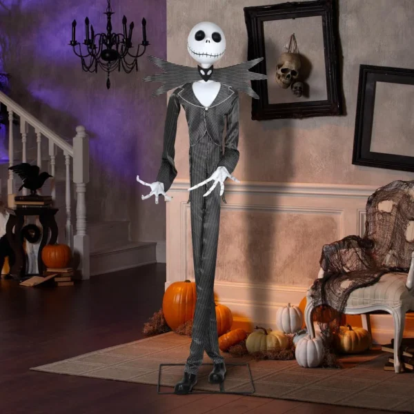 Jack Skellington 6.5ft Halloween Animatronic