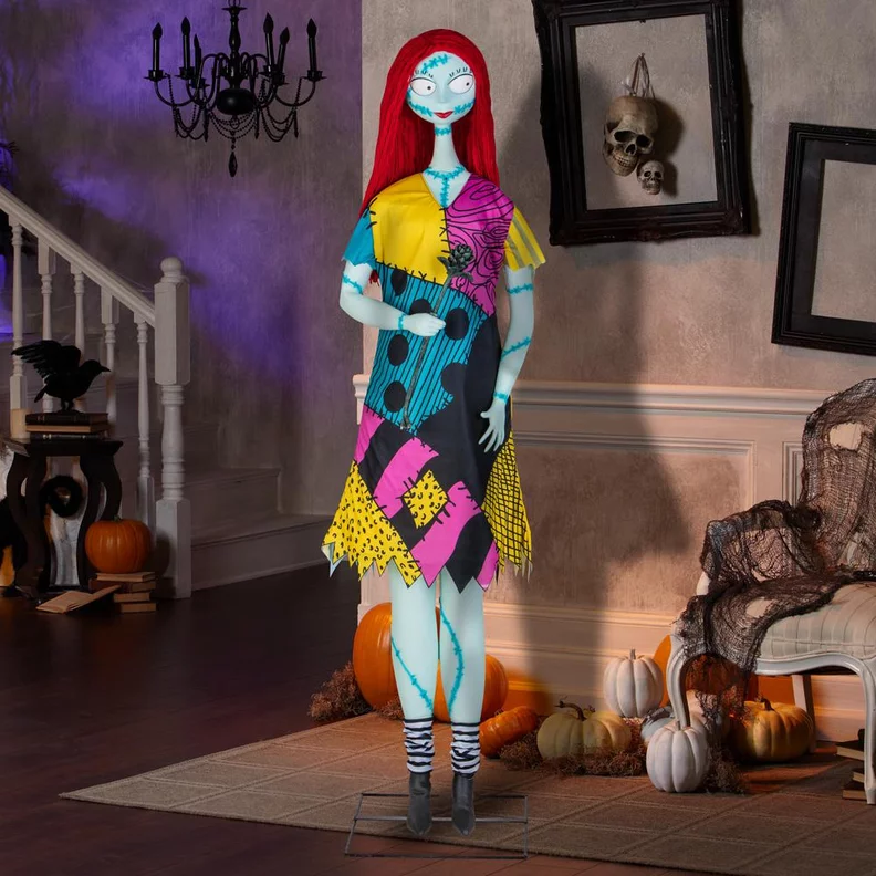 6ft Nightmare Before Christmas Sally Halloween Animatronic