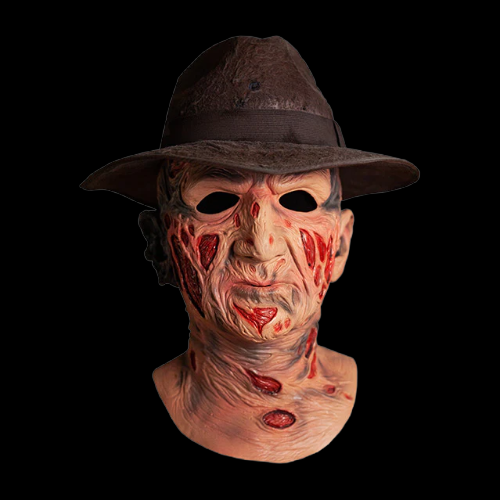 A Nightmare on Elm Street - Deluxe Freddy Krueger Maske mit Fedora Hut