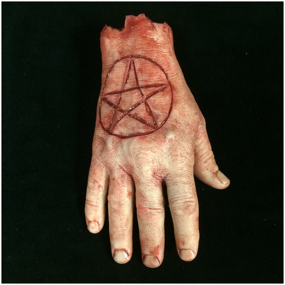 Silicone Severed Hand with Pengagram