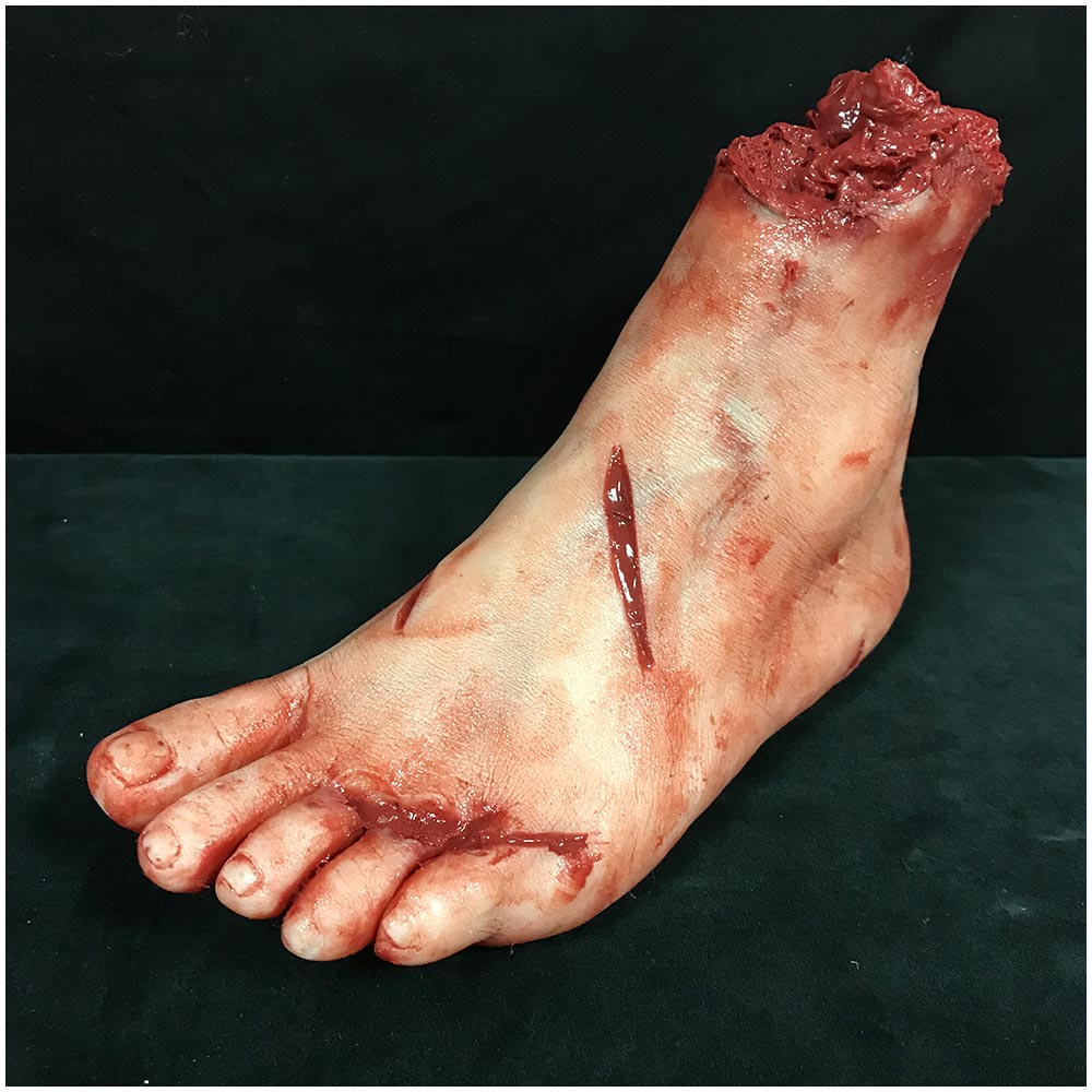 Severed Silicone Female Foot