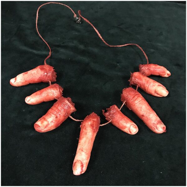 Silicone Severed Finger Necklace