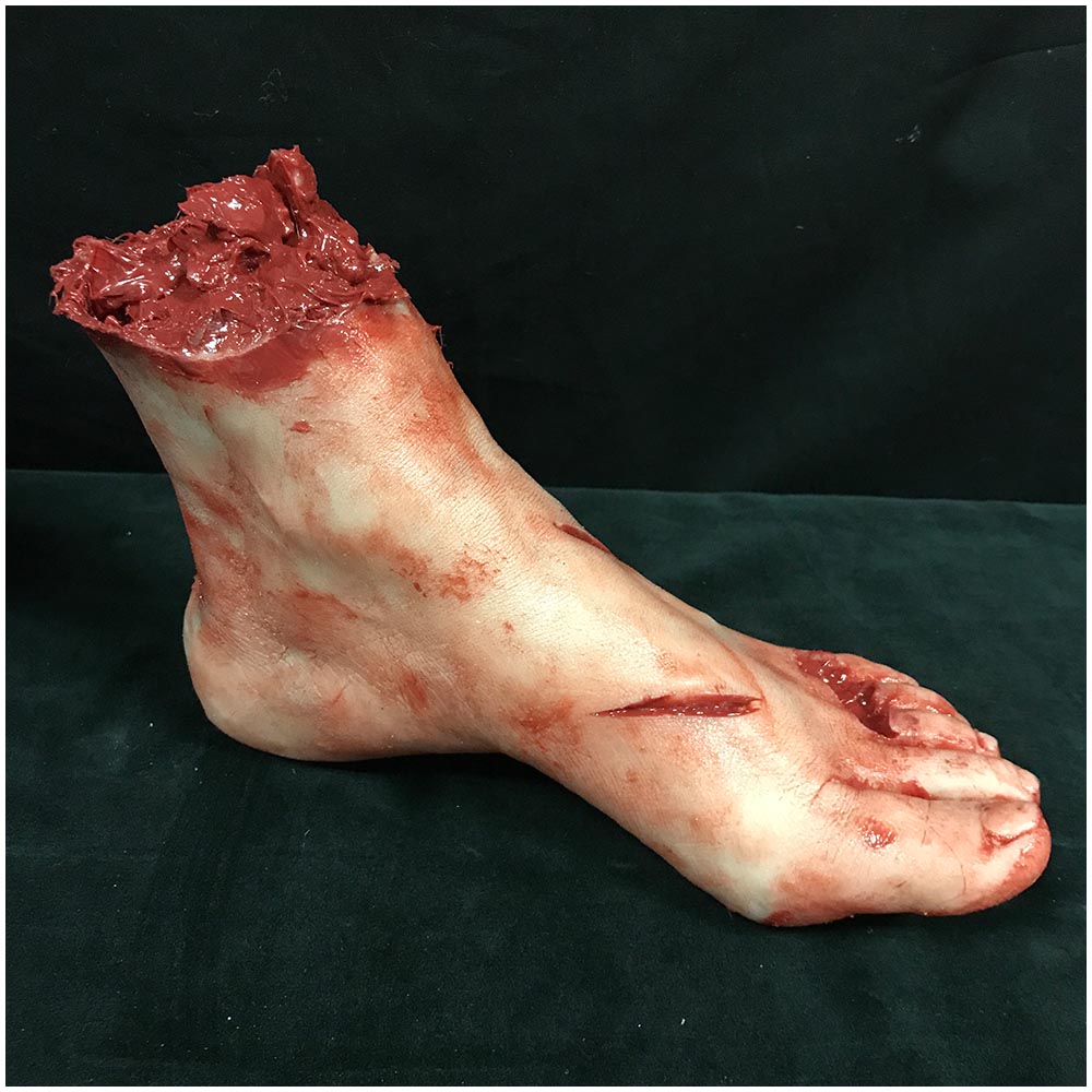 Severed Silicone Female Foot