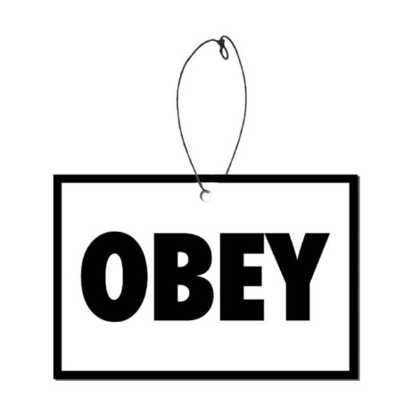 They Live Obey Sign Fear Freshener