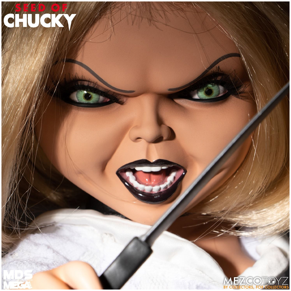 Mezco Designer Series Mega Scale Seed of Chucky Talking Tiffany