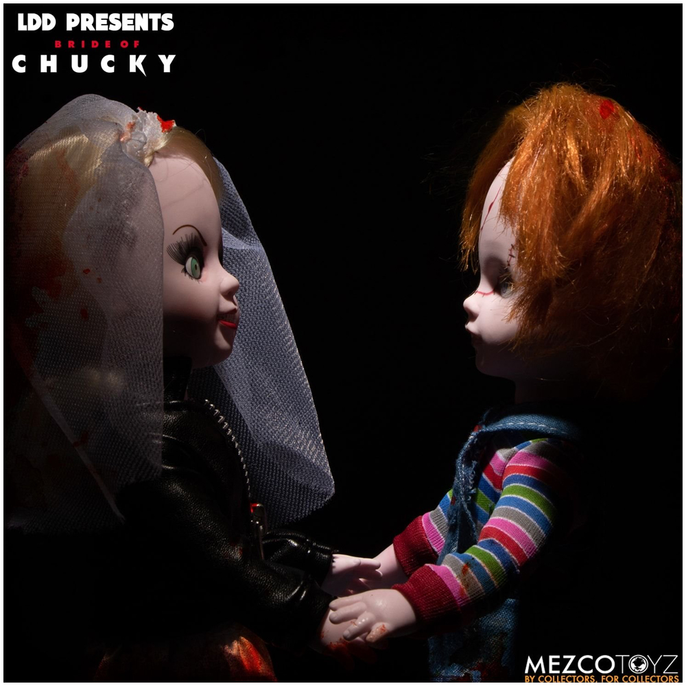 MEZCO Living Dead Dolls Chucky and Tiffany Set