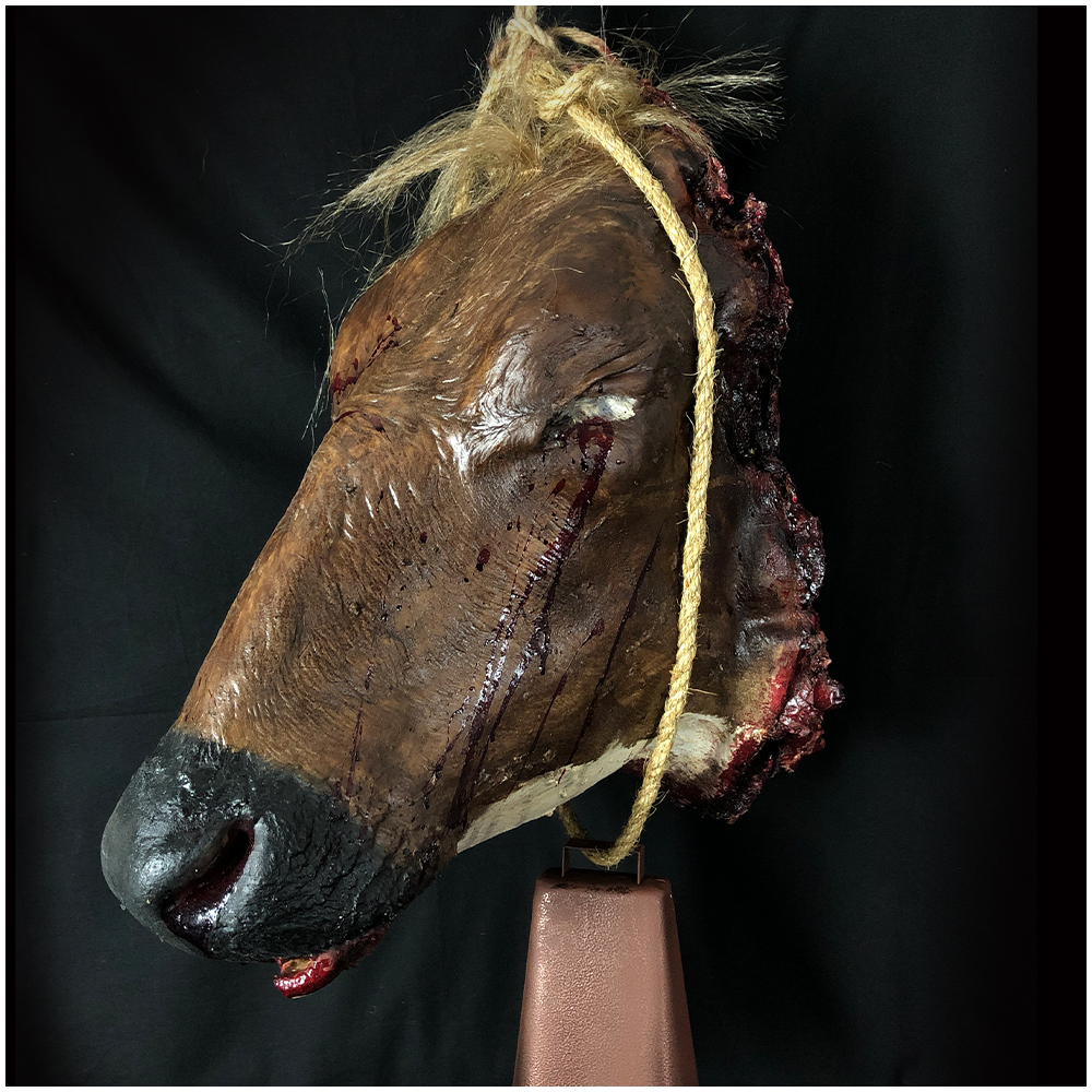 Severed Cow Head - Brown