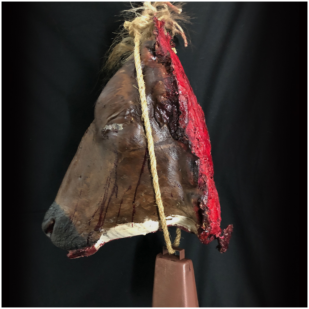 Severed Cow Head - Brown