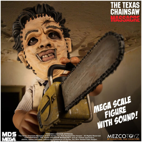 MEZCO MDS Mega Scale The Texas Chainsaw Massacre (1974): Leatherface with Sound-0