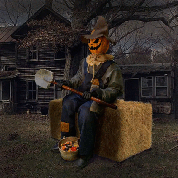 animatronische Vogelscheuche