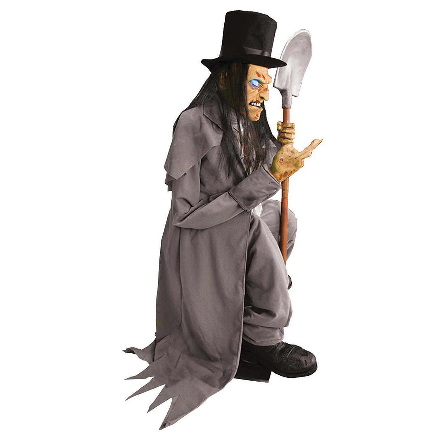 Crouching Grave Digger Animated Prop