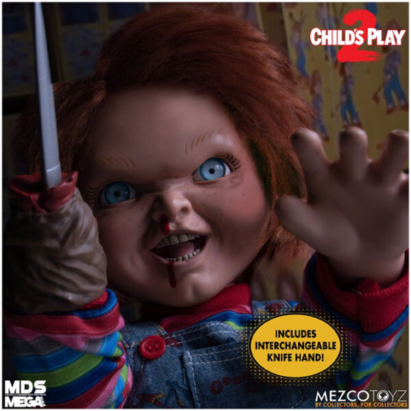 MEZCO MDS Mega Scale Child's Play 2 Talking Menacing Chucky (please read)-0