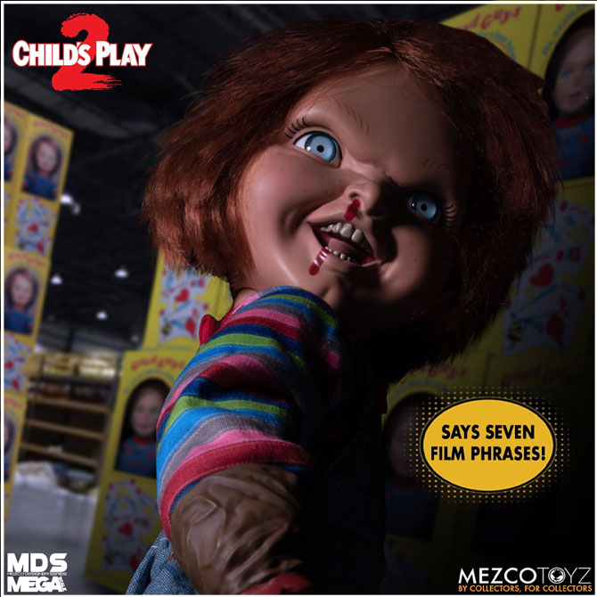 MEZCO MDS Mega Scale Child's Play 2 Talking Menacing Chucky
