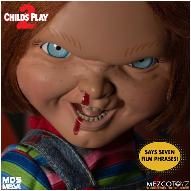 MEZCO MDS Mega Scale Child's Play 2 Talking Menacing Chucky