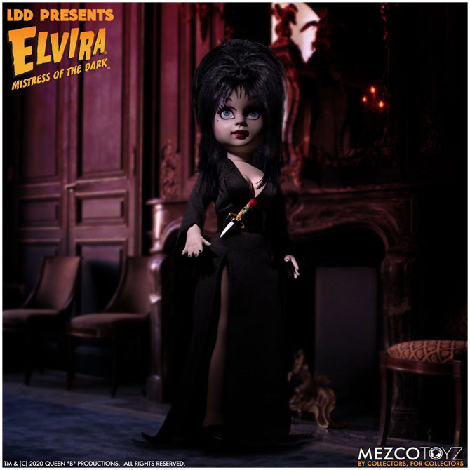 MEZCO Living Dead Dolls Elvira Mistress of the Dark