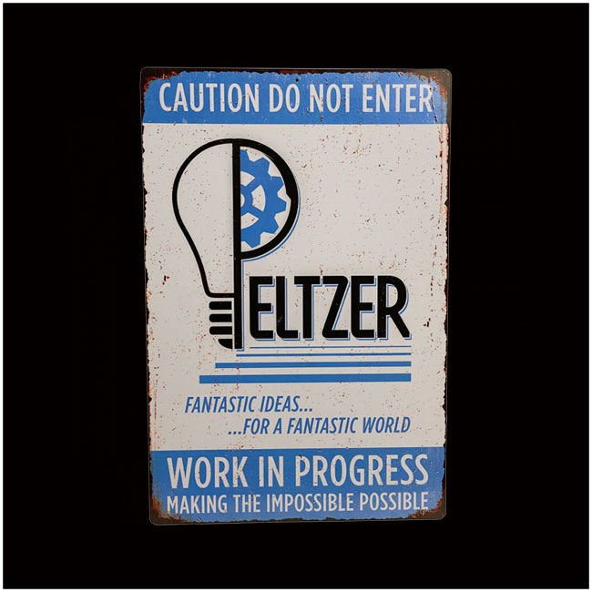 Gremlins Peltzer Metal Sign