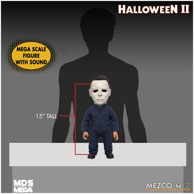 Mezco Mega Scale Michael Myers (Halloween 2) with Sound