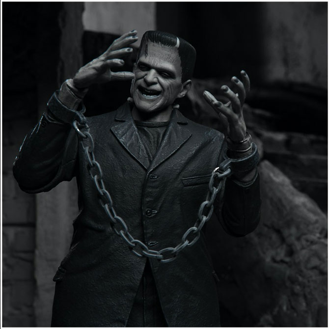 NECA Universal Monsters - Ultimate Frankenstein's Monster B&W 7
