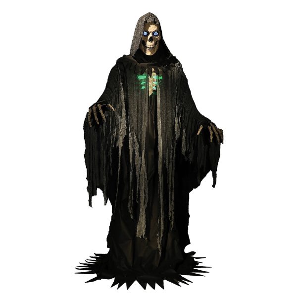 10ft towering reaper animated Halloween prop