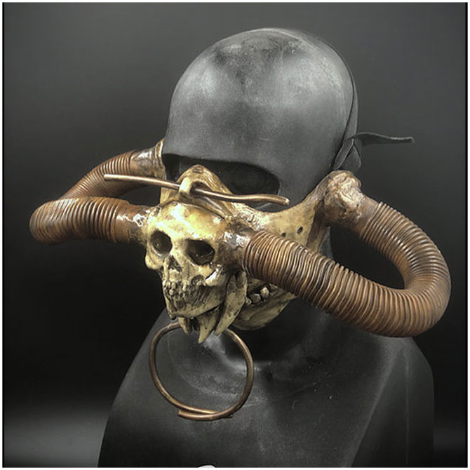 Last Breath Quarter Mask - Bone